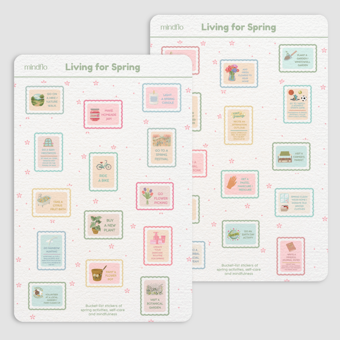 The Spring Self-care & Activities Bucket-list Bottle
