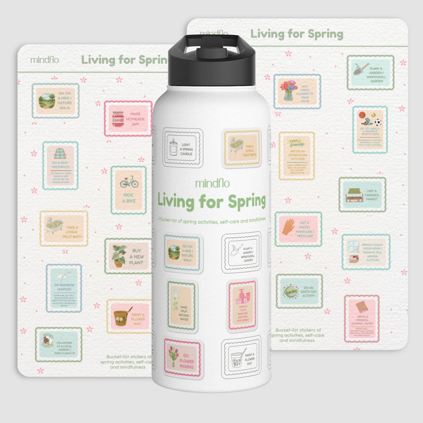 The Spring Self-care & Activities Bucket-list Bottle