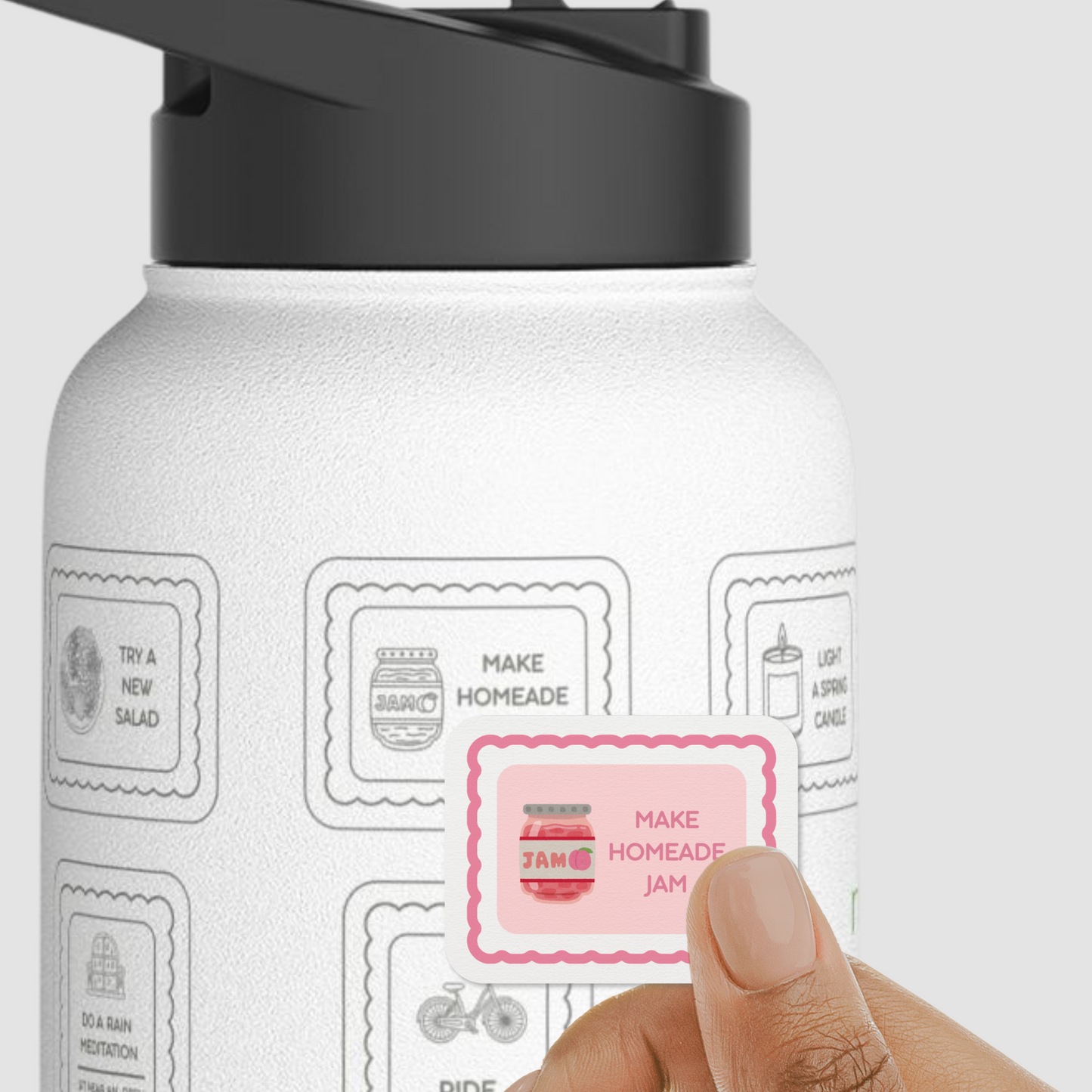 The Spring Self-care & Activities Bucket-list Bottle