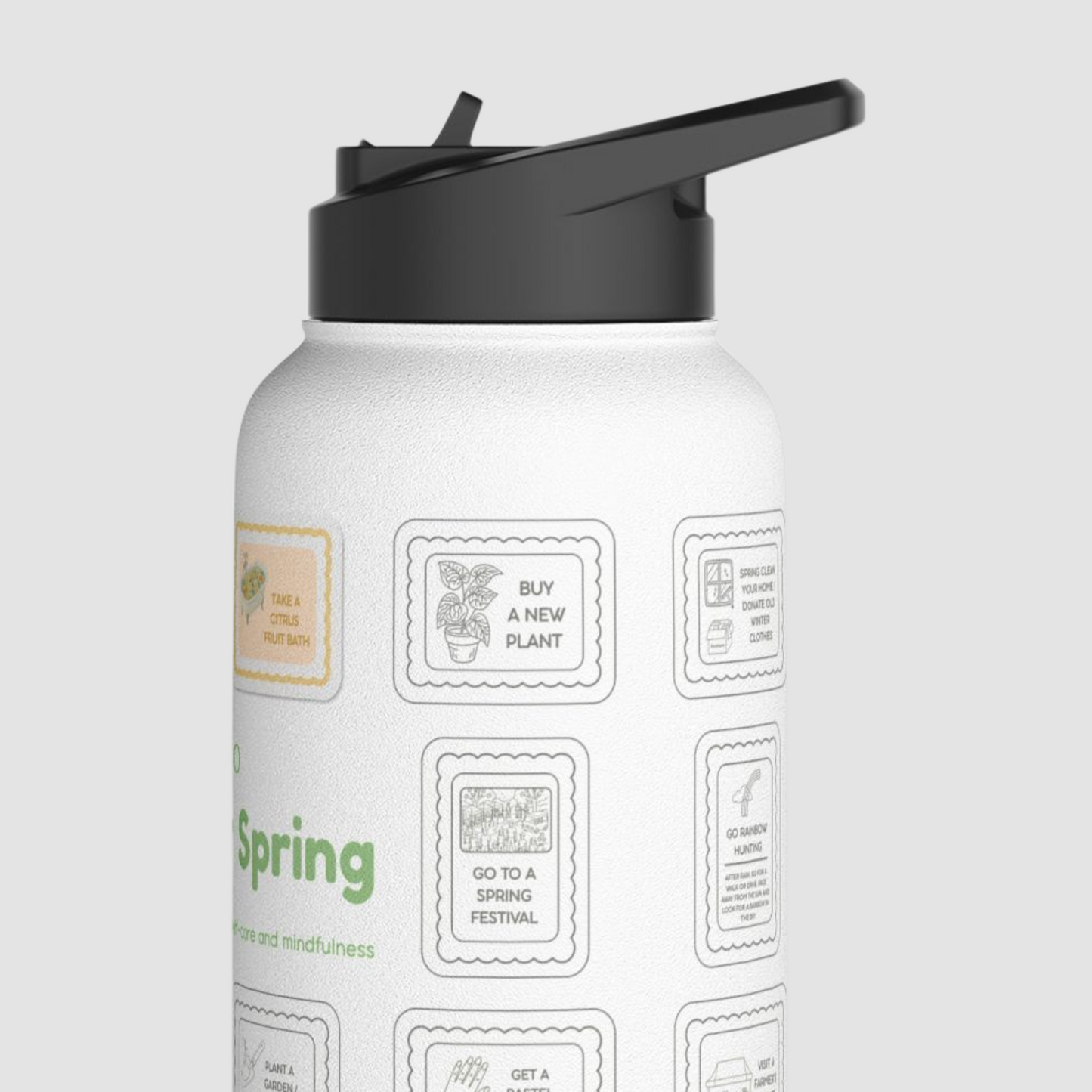 The Spring Self-care & Activities Bucket-list Bottle