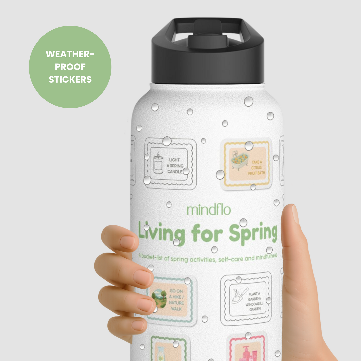 The Spring Self-care & Activities Bucket-list Bottle